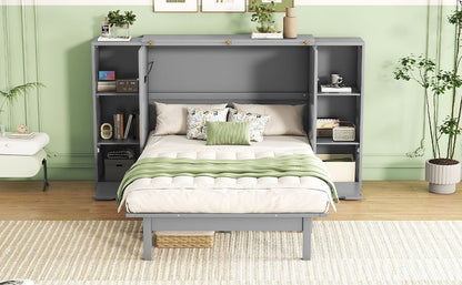 Murphy Bed With Shelves, Drawers And USB Ports - The Sleep Loft - Online Mattress Showroom NYC