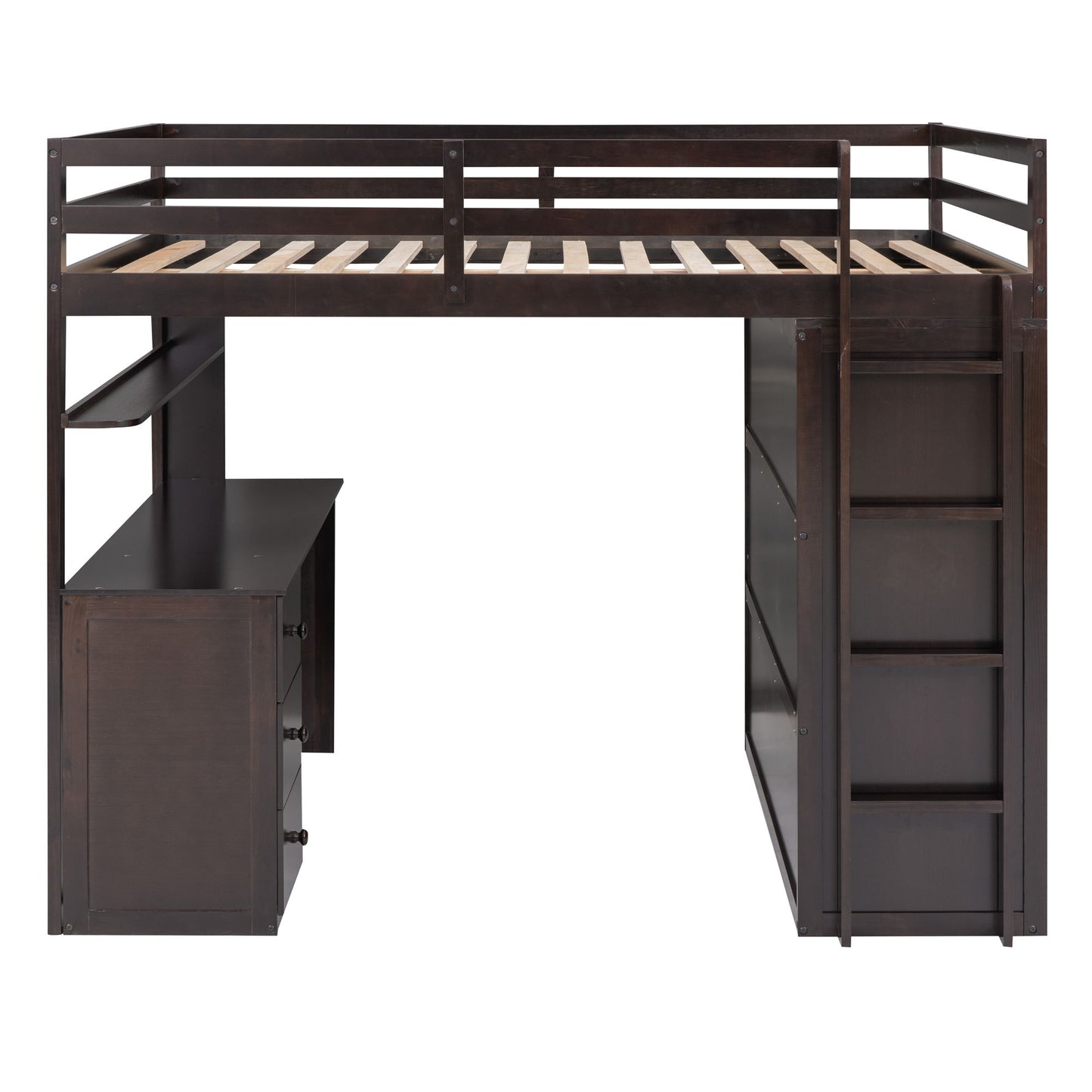 Loft Bed With Drawers, Desk, And Wardrobe - The Sleep Loft - Online Mattress Showroom NYC