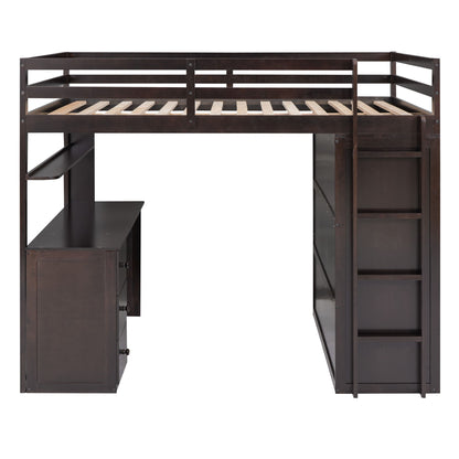 Loft Bed With Drawers, Desk, And Wardrobe - The Sleep Loft - Online Mattress Showroom NYC