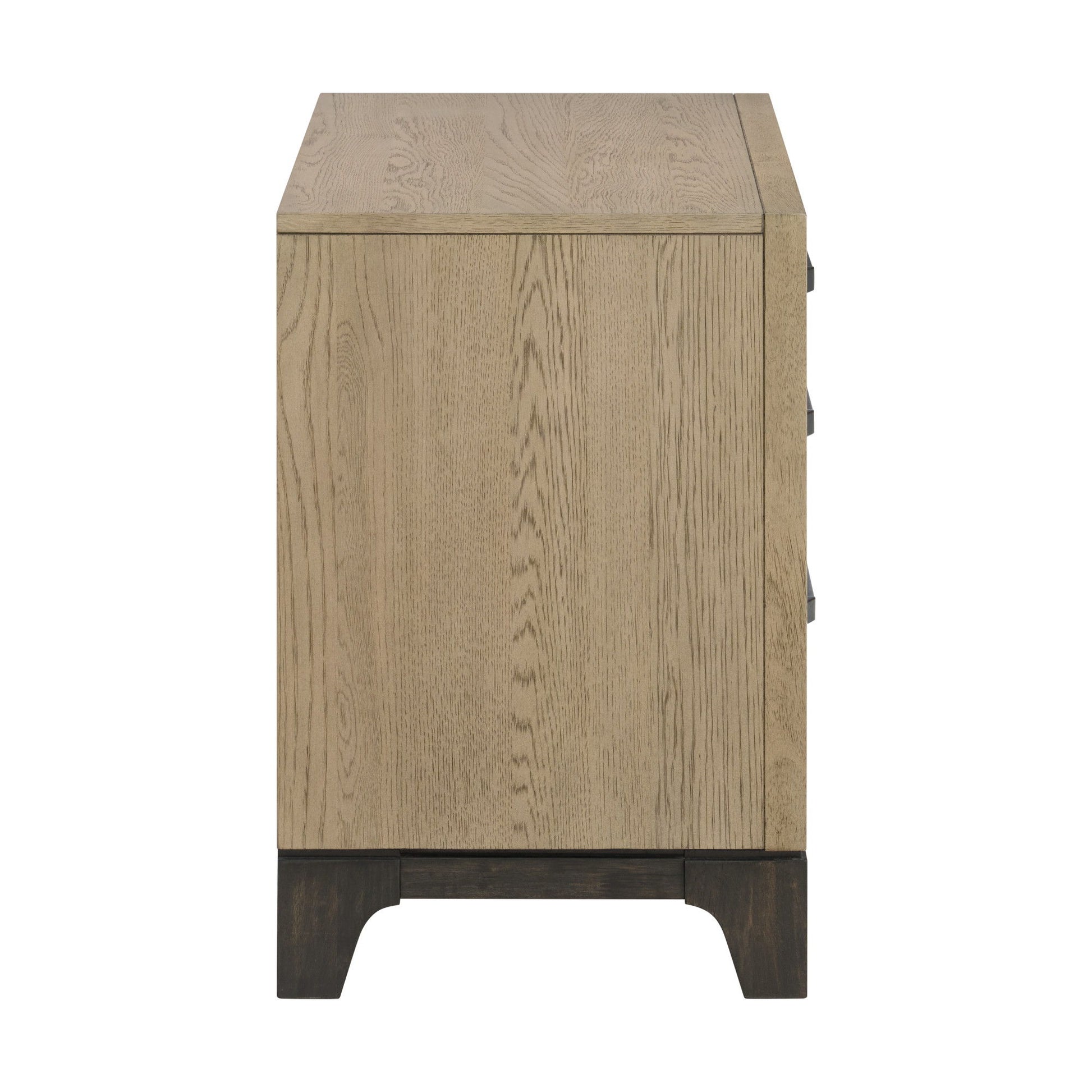 3 Drawer Nightstand With USB Charging Port - Brown - The Sleep Loft - Online Mattress Showroom NYC