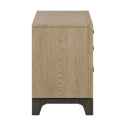3 Drawer Nightstand With USB Charging Port - Brown - The Sleep Loft - Online Mattress Showroom NYC