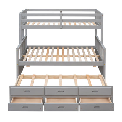 Bunk Bed With Twin Size Trundle And Drawers - The Sleep Loft - Online Mattress Showroom NYC