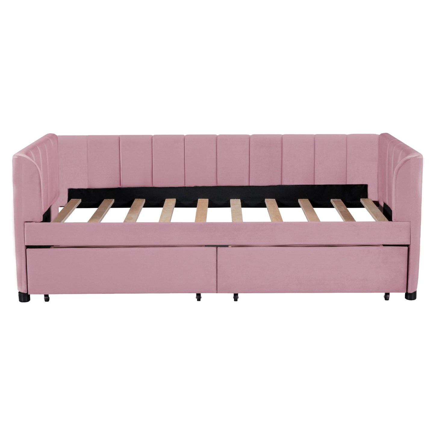 Upholstered Daybed With Ergonomic Design Backrest - The Sleep Loft - Online Mattress Showroom NYC