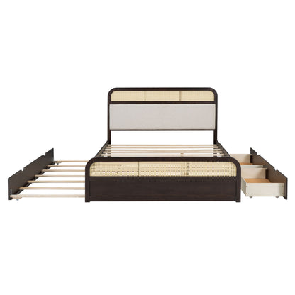Platform Bed With Trundle And 2 Drawers - The Sleep Loft - Online Mattress Showroom NYC