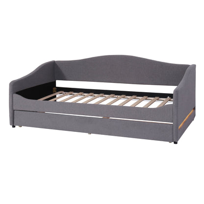 Design Upholstered Daybed With Light And Trundle - The Sleep Loft - Online Mattress Showroom NYC