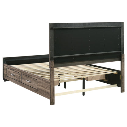 Queen Storage Bed With Underbed Drawers - Brown - The Sleep Loft - Online Mattress Showroom NYC