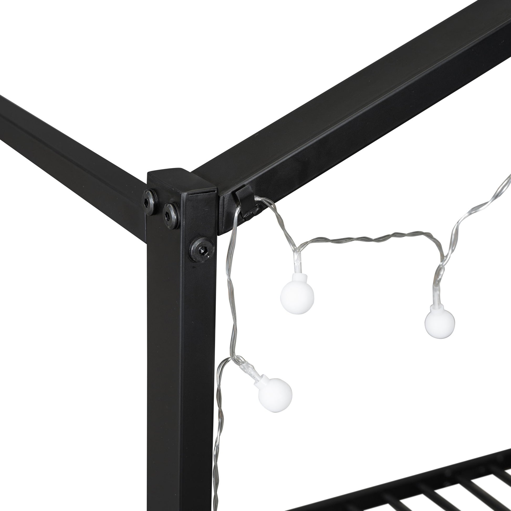 Bed House Frame With Shelves And Lights - The Sleep Loft - Online Mattress Showroom NYC