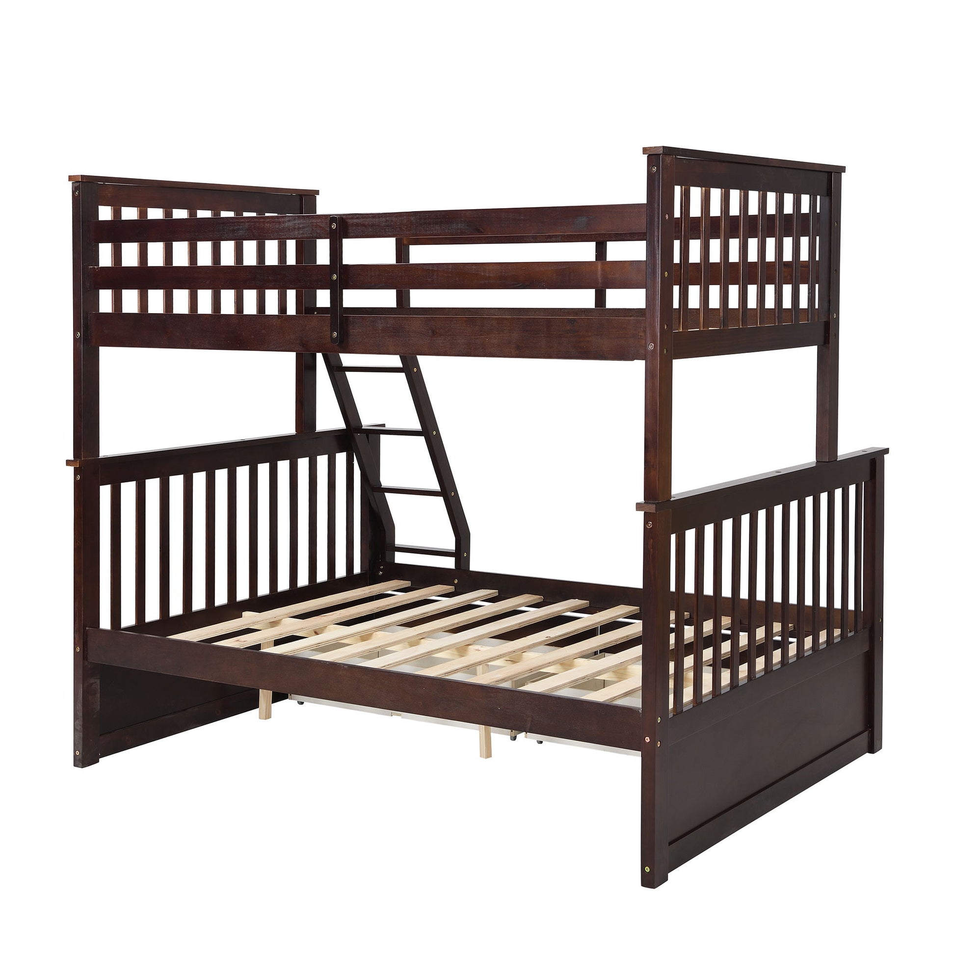 Bunk Bed With Ladder, And Safety Guard Rails - The Sleep Loft - Online Mattress Showroom NYC