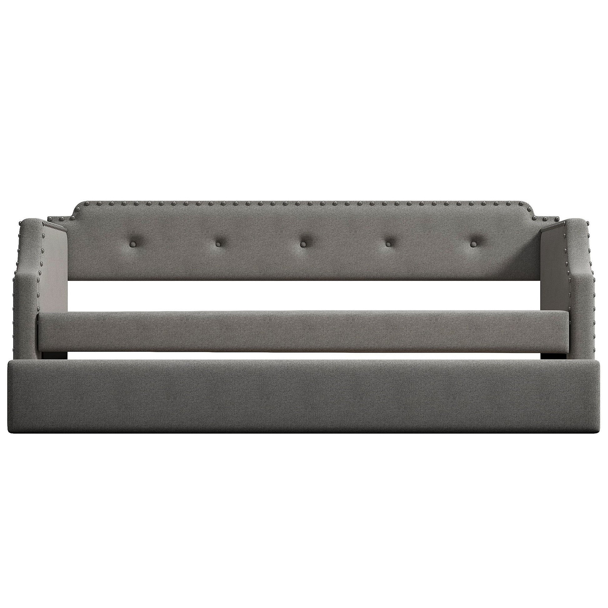 Upholstered Daybed With Trundle - The Sleep Loft - Online Mattress Showroom NYC