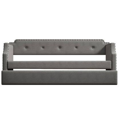 Upholstered Daybed With Trundle - The Sleep Loft - Online Mattress Showroom NYC