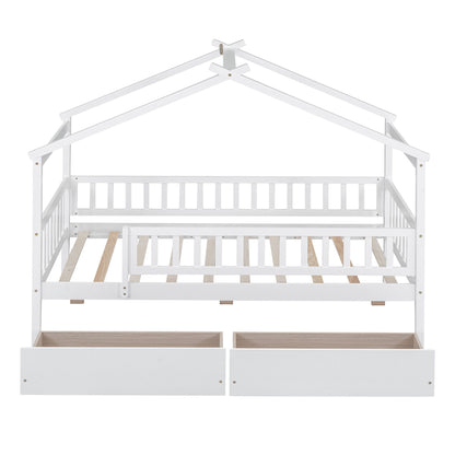House Bed With 2 Drawers - The Sleep Loft - Online Mattress Showroom NYC