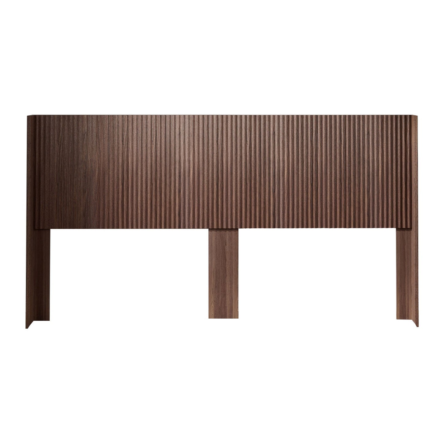 Modern Wide Wall Mounted Fluted Panel Headboard - The Sleep Loft - Online Mattress Showroom NYC