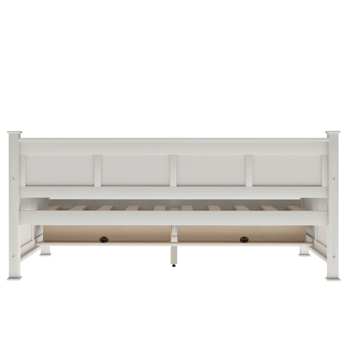 Modern Daybed With 2 Large Drawers, X Shaped Frame - The Sleep Loft - Online Mattress Showroom NYC