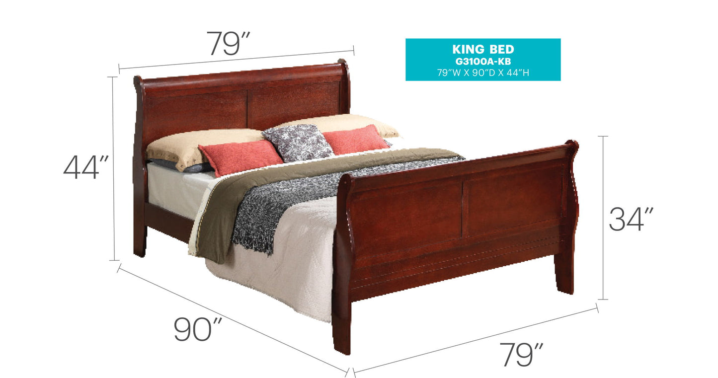 Panel Sleigh Bed - The Sleep Loft - Online Mattress Showroom NYC