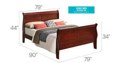 Panel Sleigh Bed - The Sleep Loft - Online Mattress Showroom NYC