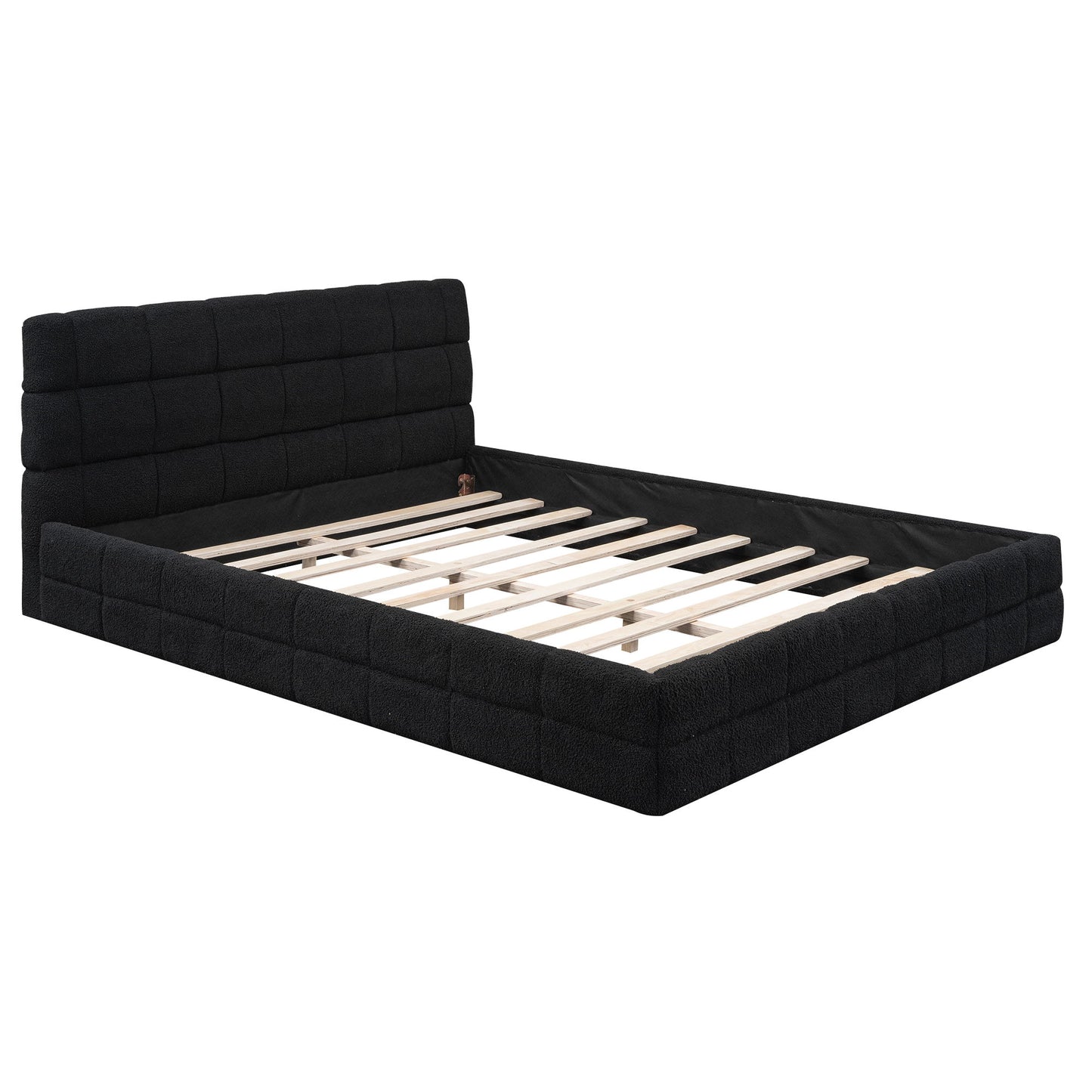 Upholstered Platform Bed With Headboard - The Sleep Loft - Online Mattress Showroom NYC