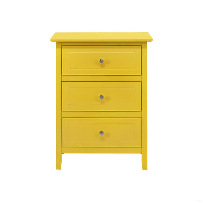 Dove Tailed Drawers 3 Drawer Nightstand