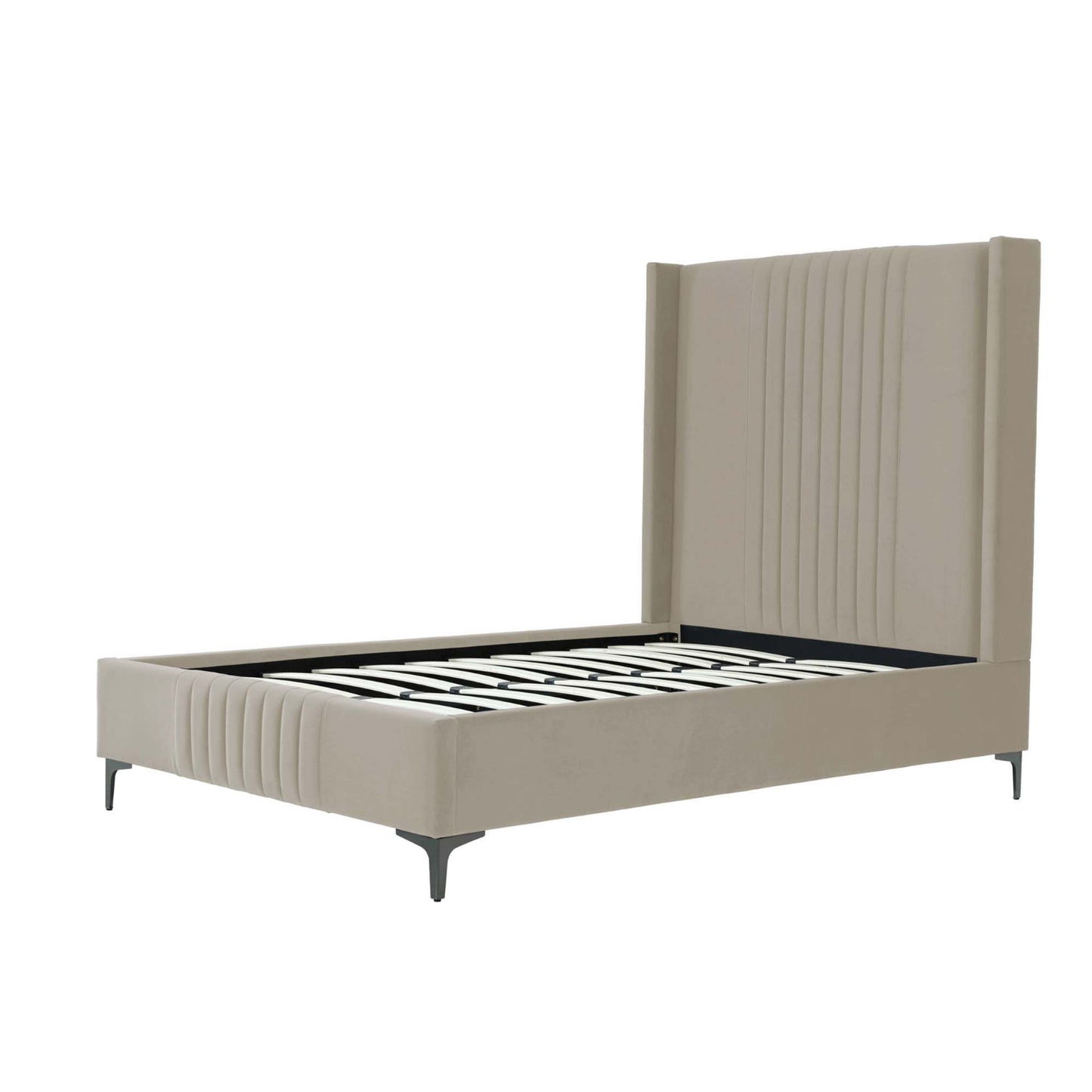Promenade - Bed With Upholstered Headboard And Slats - The Sleep Loft - Online Mattress Showroom NYC