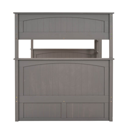 Bunk Bed With Twin Size Trundle, Guardrails - The Sleep Loft - Online Mattress Showroom NYC