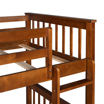 Bunk Bed With Ladders And 2 Storage Drawers - The Sleep Loft - Online Mattress Showroom NYC