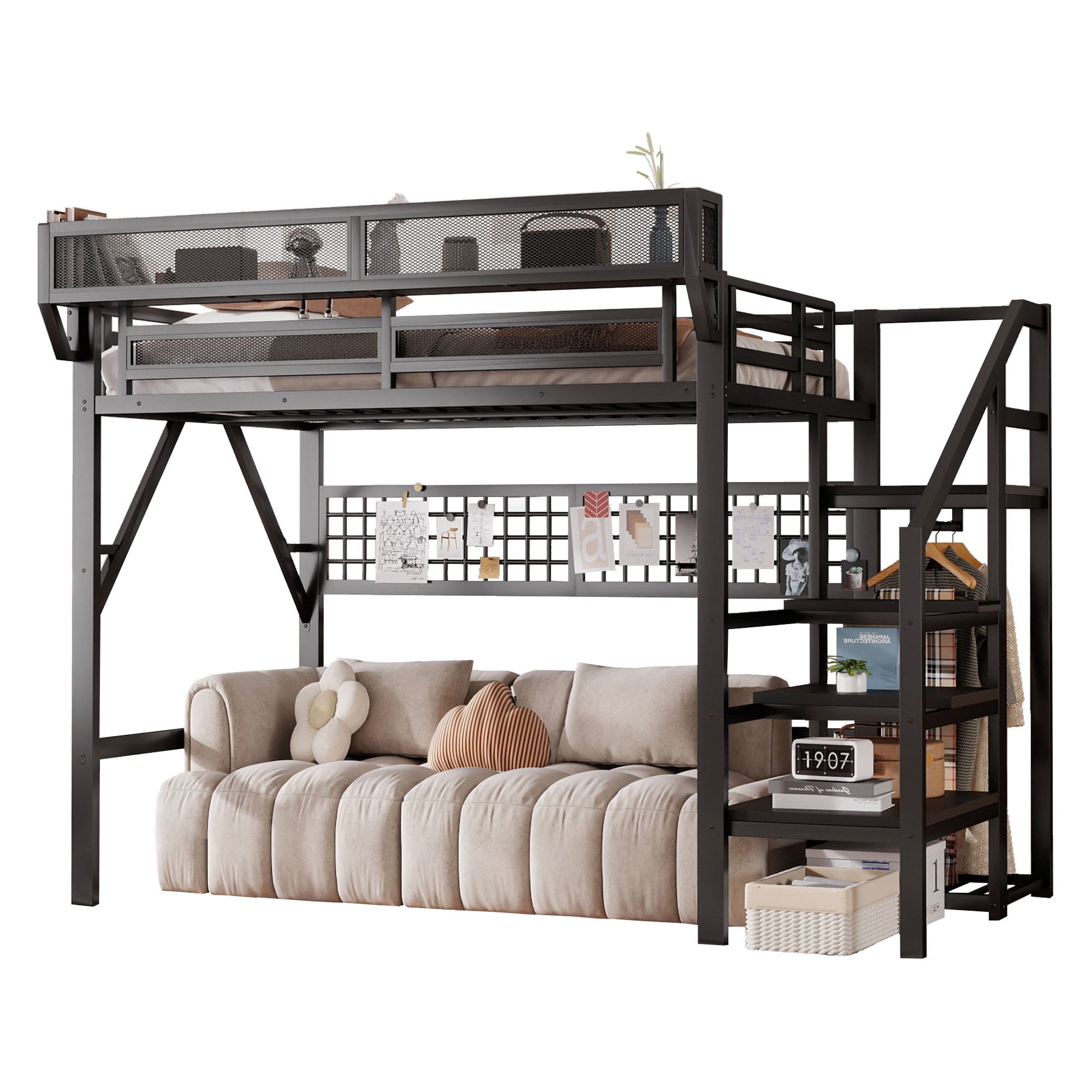 Loft Bed With Stairs And Storage - The Sleep Loft - Online Mattress Showroom NYC