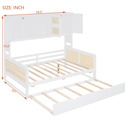 Daybed And All In One Cabinet And Shelf - The Sleep Loft - Online Mattress Showroom NYC