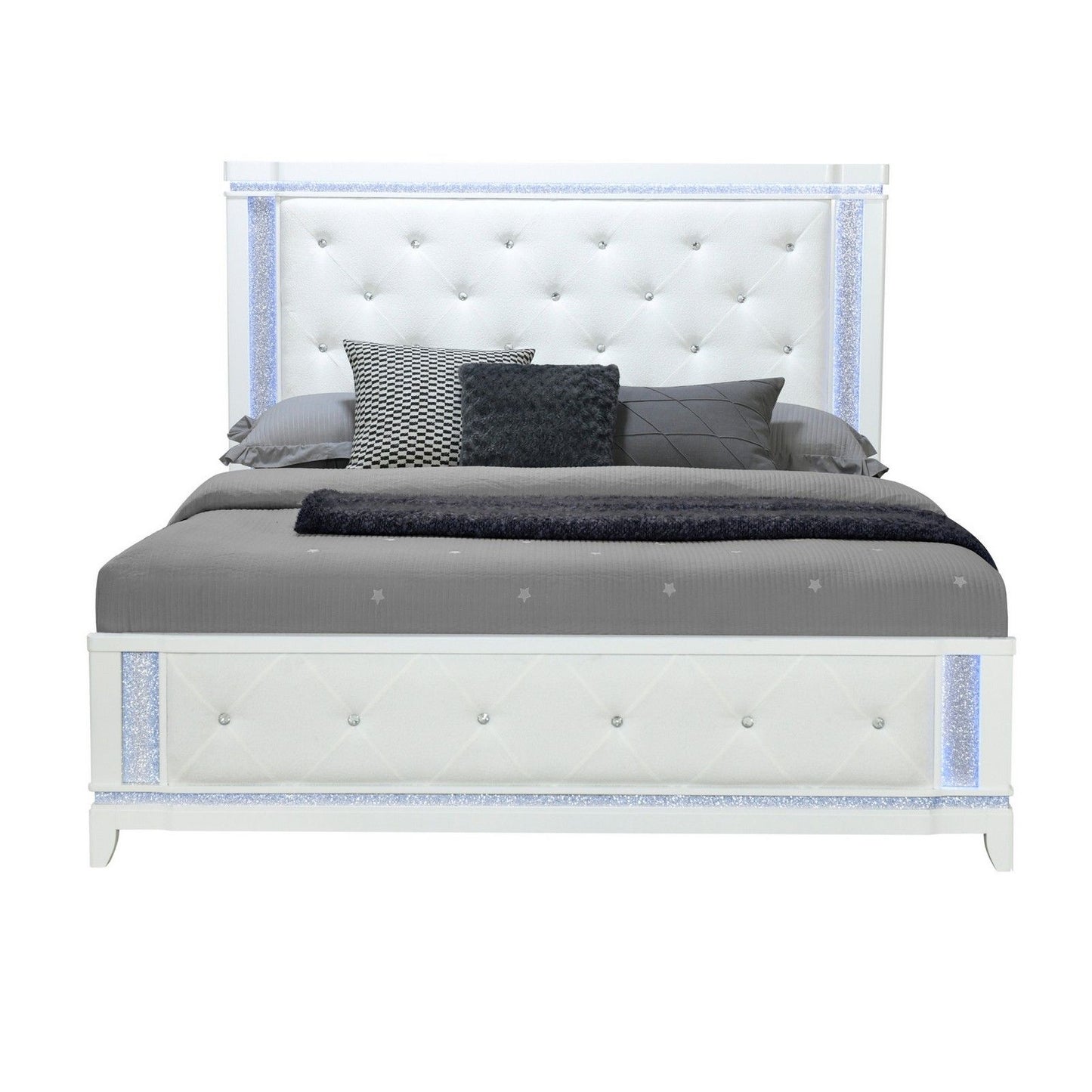 Adalid - Contemporary Bed With LED Lights - The Sleep Loft - Online Mattress Showroom NYC