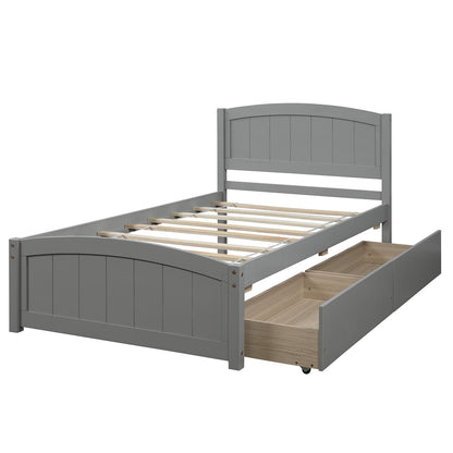 Platform Bed & Headboard, Footboard And Wood Slat Support - The Sleep Loft - Online Mattress Showroom NYC