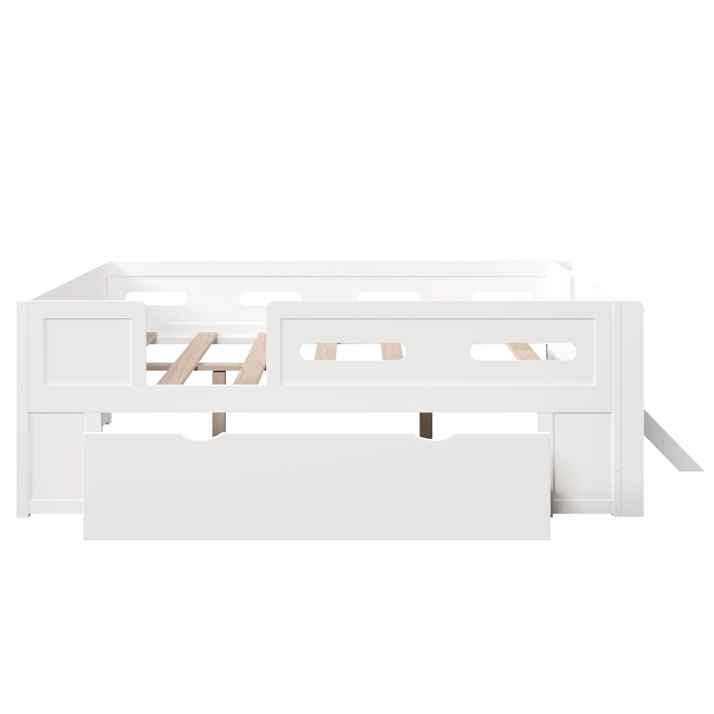 Platform Bed With Guardrail And Drawer - The Sleep Loft - Online Mattress Showroom NYC