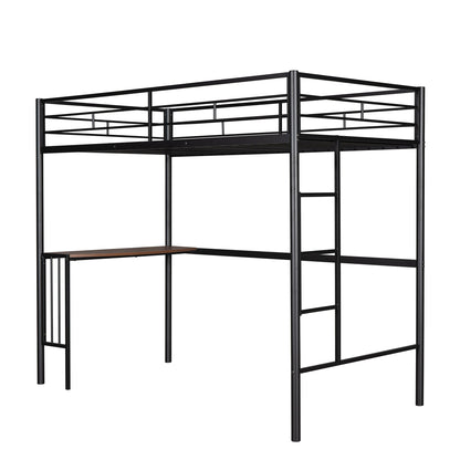 Bunk Bed With Desk, Ladder And Quality Slats For Bedroom - The Sleep Loft - Online Mattress Showroom NYC