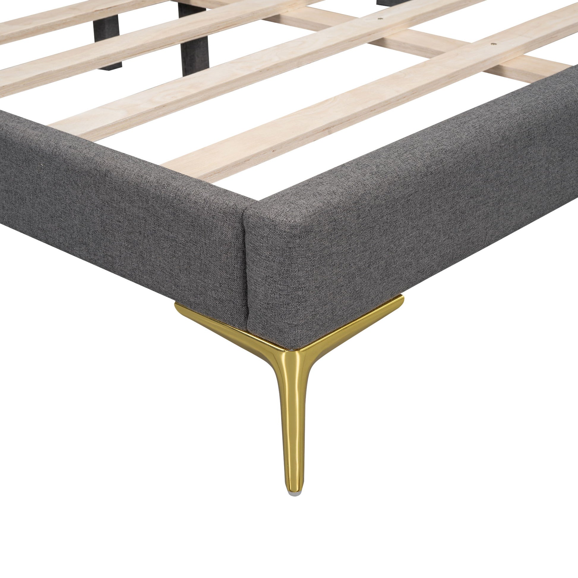 Upholstered Daybed With Headboard And Armrest, Support Legs - The Sleep Loft - Online Mattress Showroom NYC