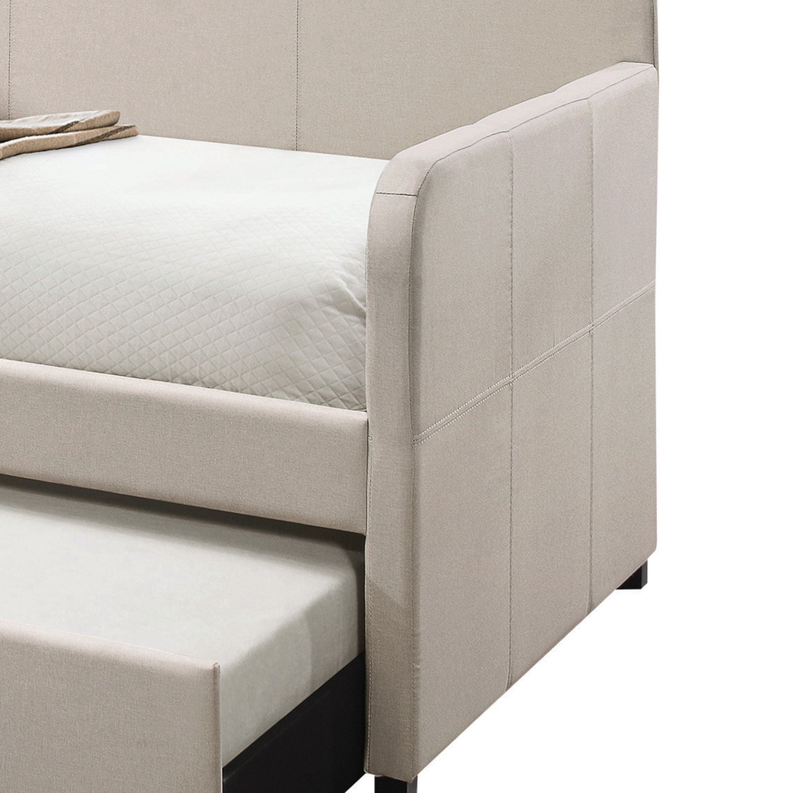 Jagger - Twin Daybed With Trundle - Fog - The Sleep Loft - Online Mattress Showroom NYC