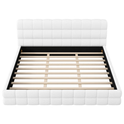 Upholstered Platform Bed With Headboard - The Sleep Loft - Online Mattress Showroom NYC