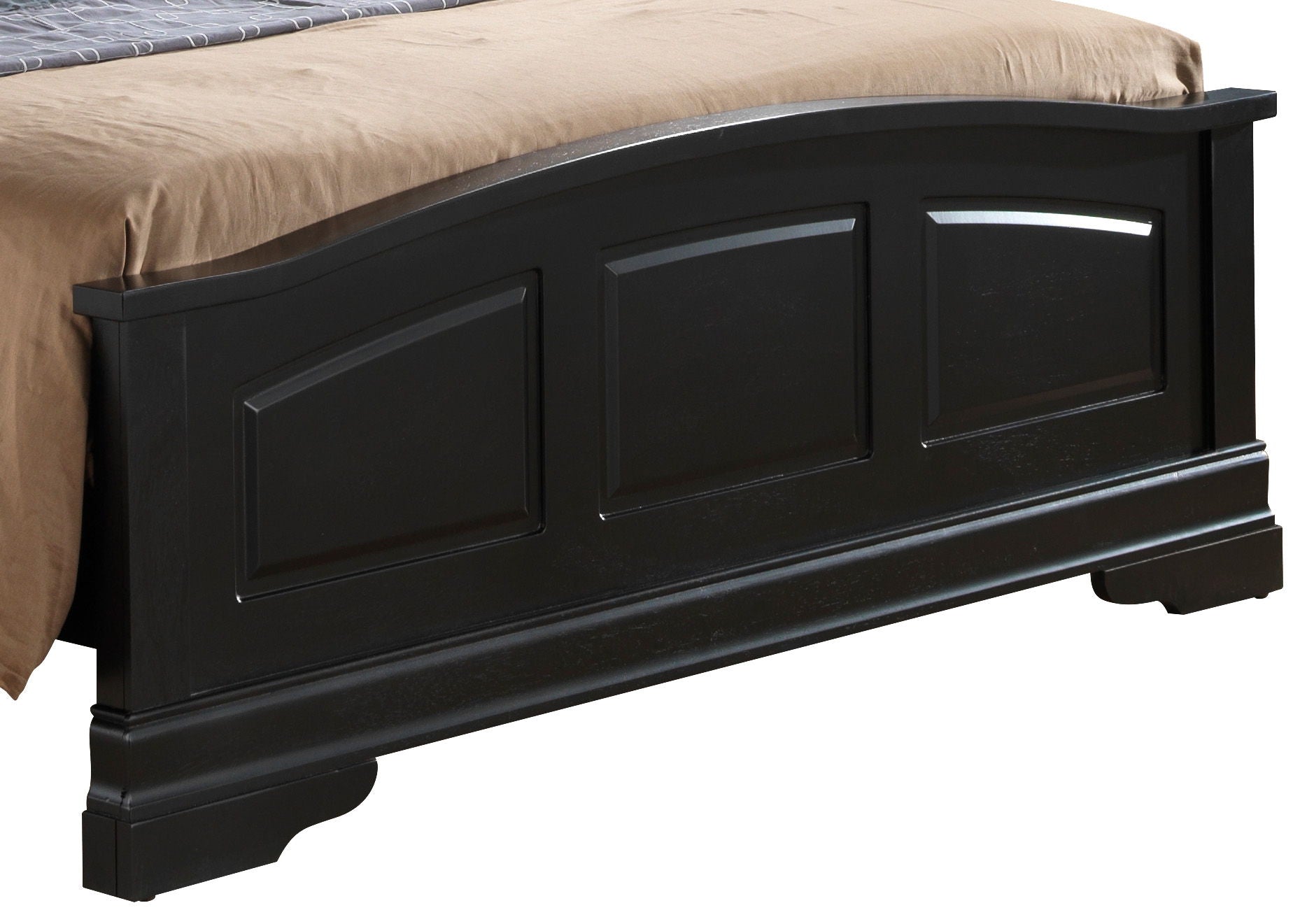 Panel Sleigh Bed Elegantly Crafted - The Sleep Loft - Online Mattress Showroom NYC