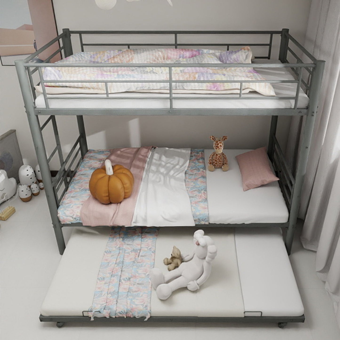 Bunk Bed For Kids, Convertible Frame With Ladders & Guardrail - The Sleep Loft - Online Mattress Showroom NYC