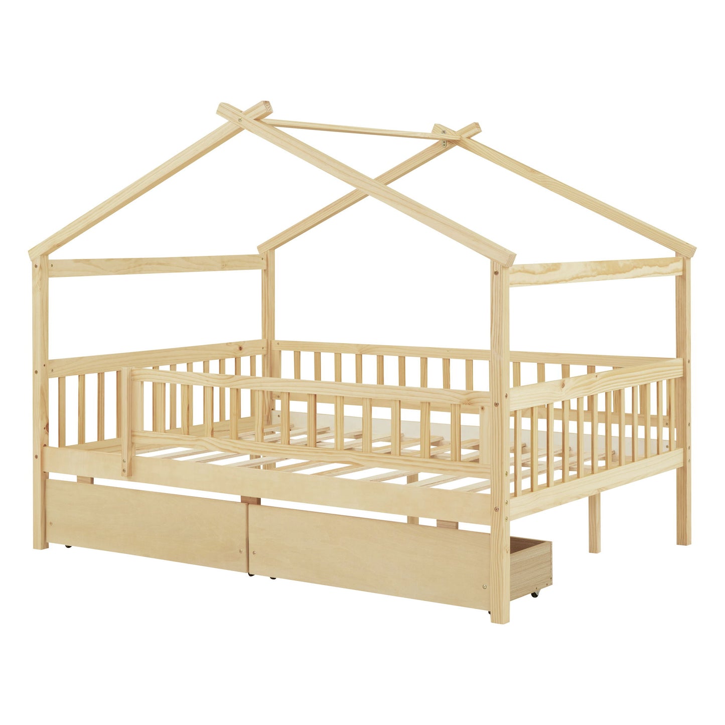 House Bed With 2 Drawers - The Sleep Loft - Online Mattress Showroom NYC