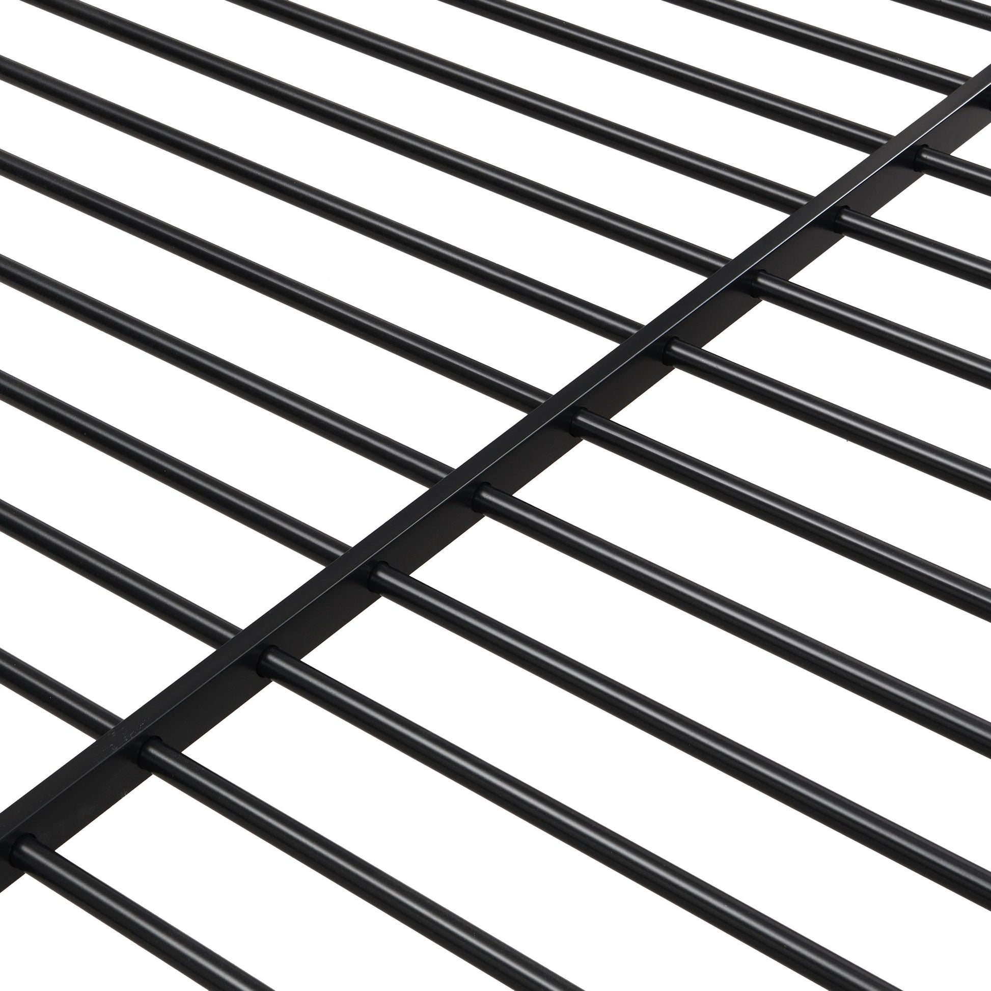 Twin Over Full Modern Metal Bunk Bed With Trundle - Black - The Sleep Loft - Online Mattress Showroom NYC