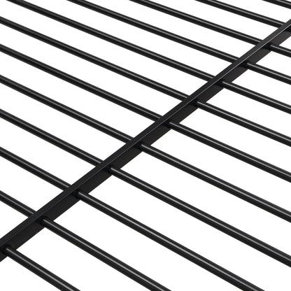 Twin Over Full Modern Metal Bunk Bed With Trundle - Black - The Sleep Loft - Online Mattress Showroom NYC
