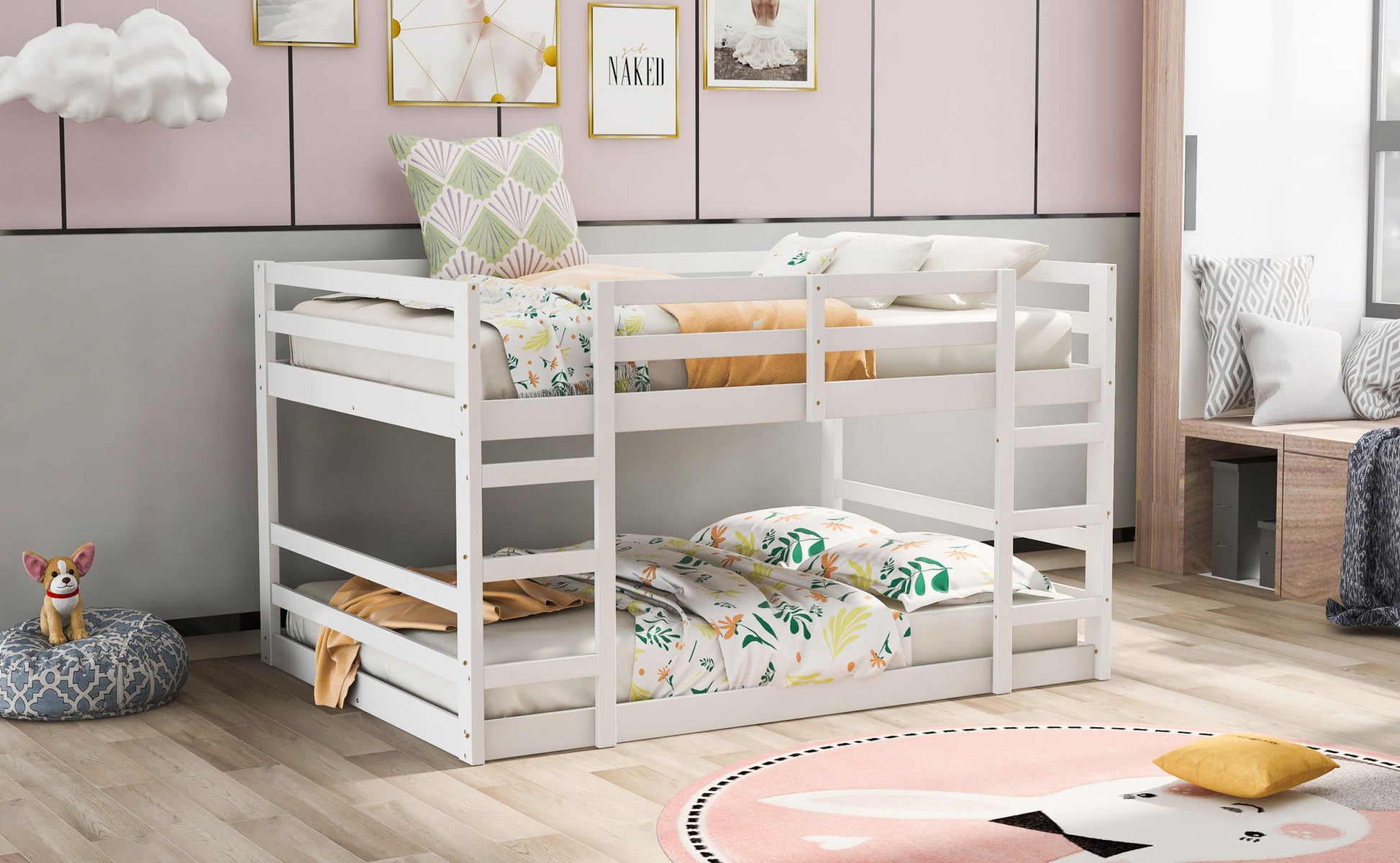 Solid Construction, Bunk Bed With Ladder - The Sleep Loft - Online Mattress Showroom NYC