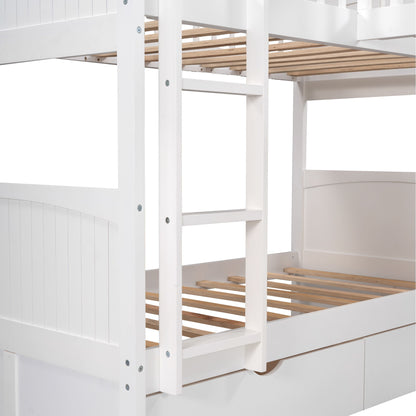 Bunk Bed With Loft And 2 Drawers - The Sleep Loft - Online Mattress Showroom NYC