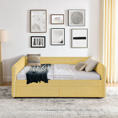 Upholstered Daybed & 2 Drawers - The Sleep Loft - Online Mattress Showroom NYC