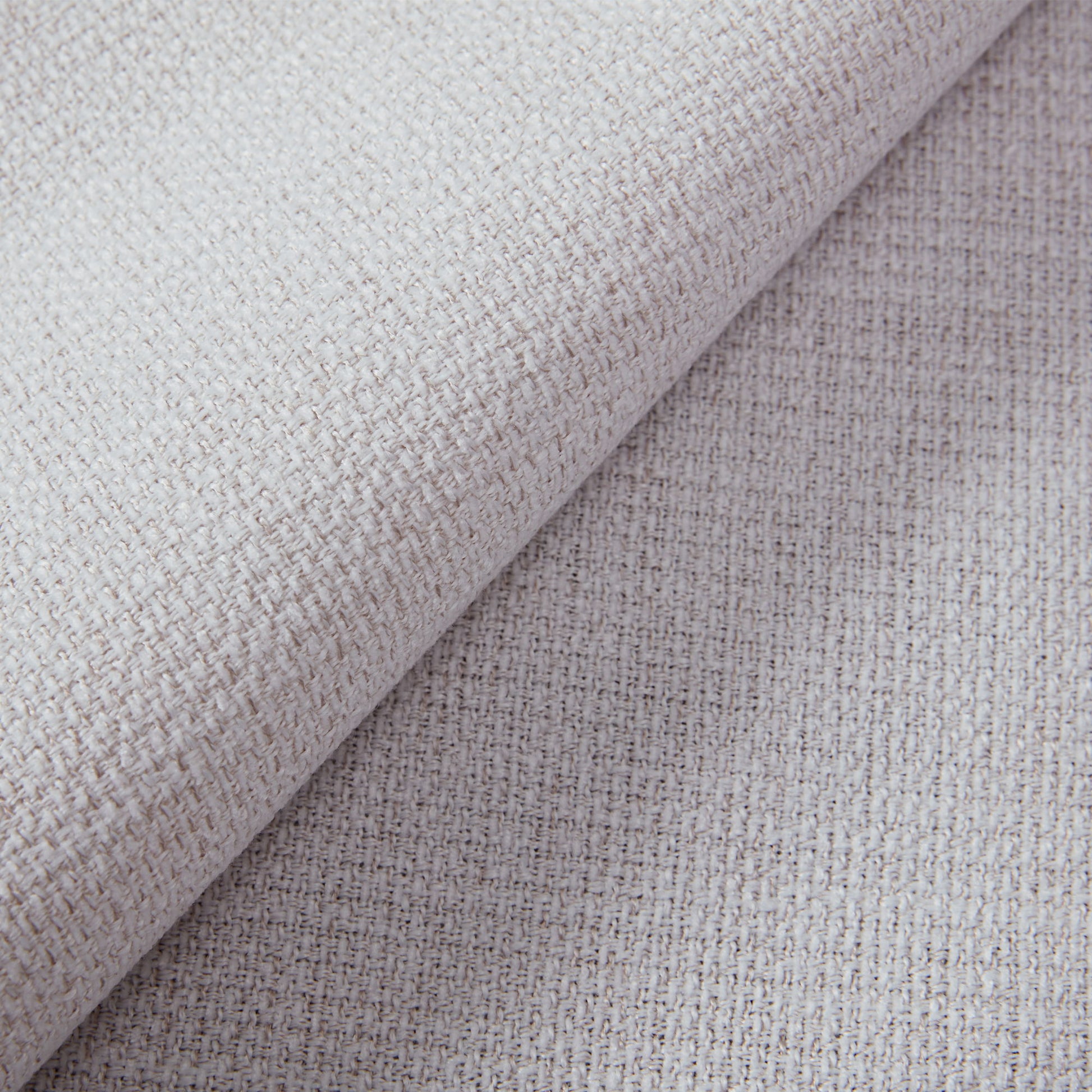 Hannah - Upholstered Wingback Bed Size / Tall Headboard Upholstered King Bed / Premium Textured Canvas Chenille Look / Minimalist Designs / No Box Spring Needed - The Sleep Loft - Online Mattress Showroom NYC