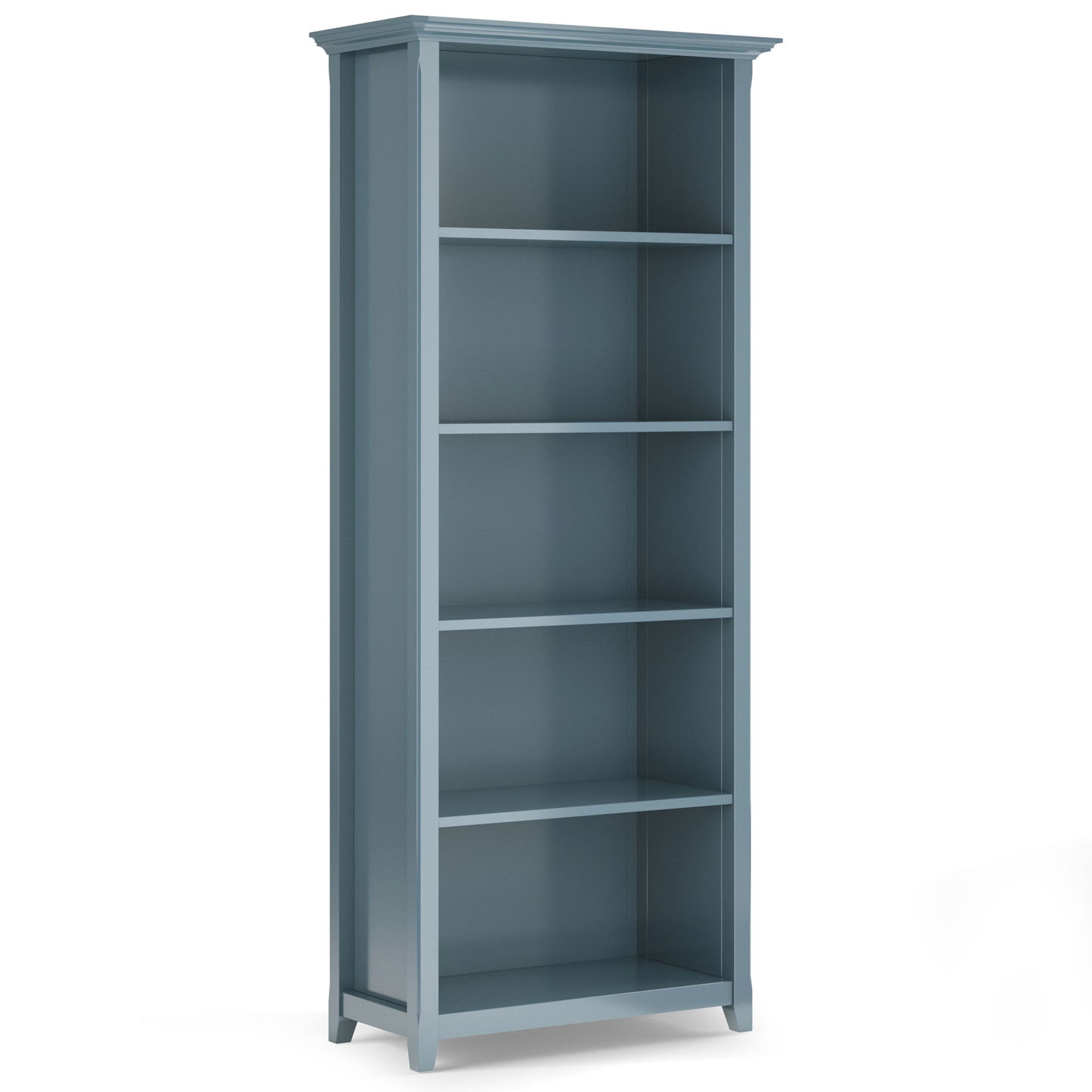 Amherst - 5 Shelf Bookcase, Handcrafted - The Sleep Loft - Online Mattress Showroom NYC