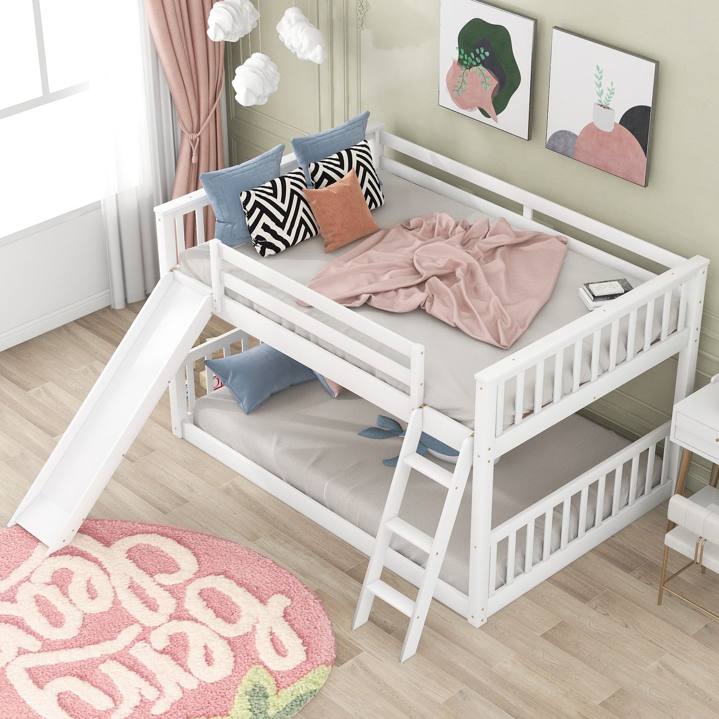 Bunk Bed & Convertible Slide And Ladder - The Sleep Loft - Online Mattress Showroom NYC