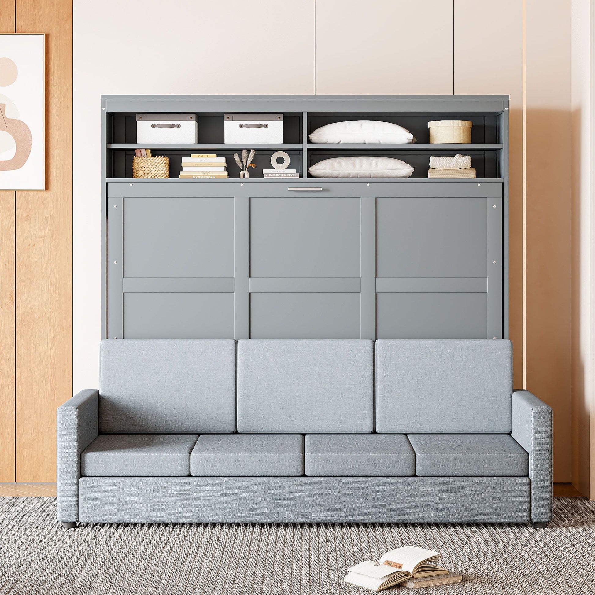 Murphy Wall Bed With Sofa - The Sleep Loft - Online Mattress Showroom NYC