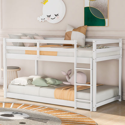 Floor Bunk Bed With Ladder - The Sleep Loft - Online Mattress Showroom NYC