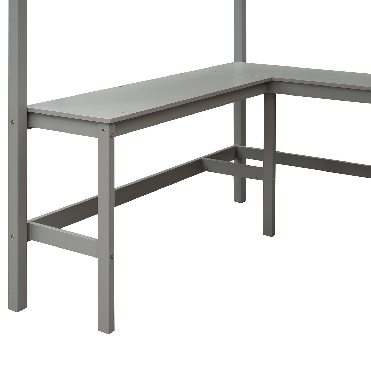 Loft Bed With Shelves With Desk - The Sleep Loft - Online Mattress Showroom NYC