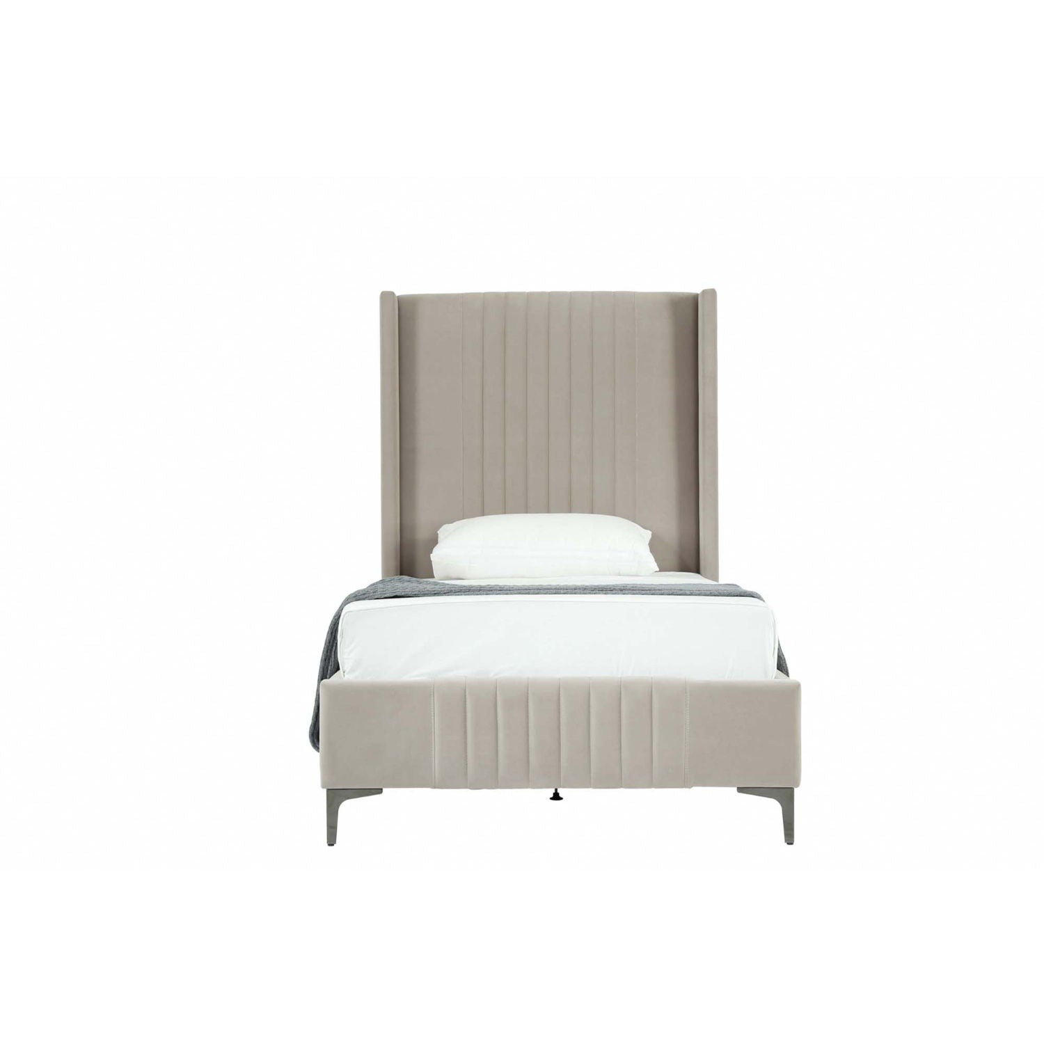 Promenade - Bed With Upholstered Headboard And Slats - The Sleep Loft - Online Mattress Showroom NYC