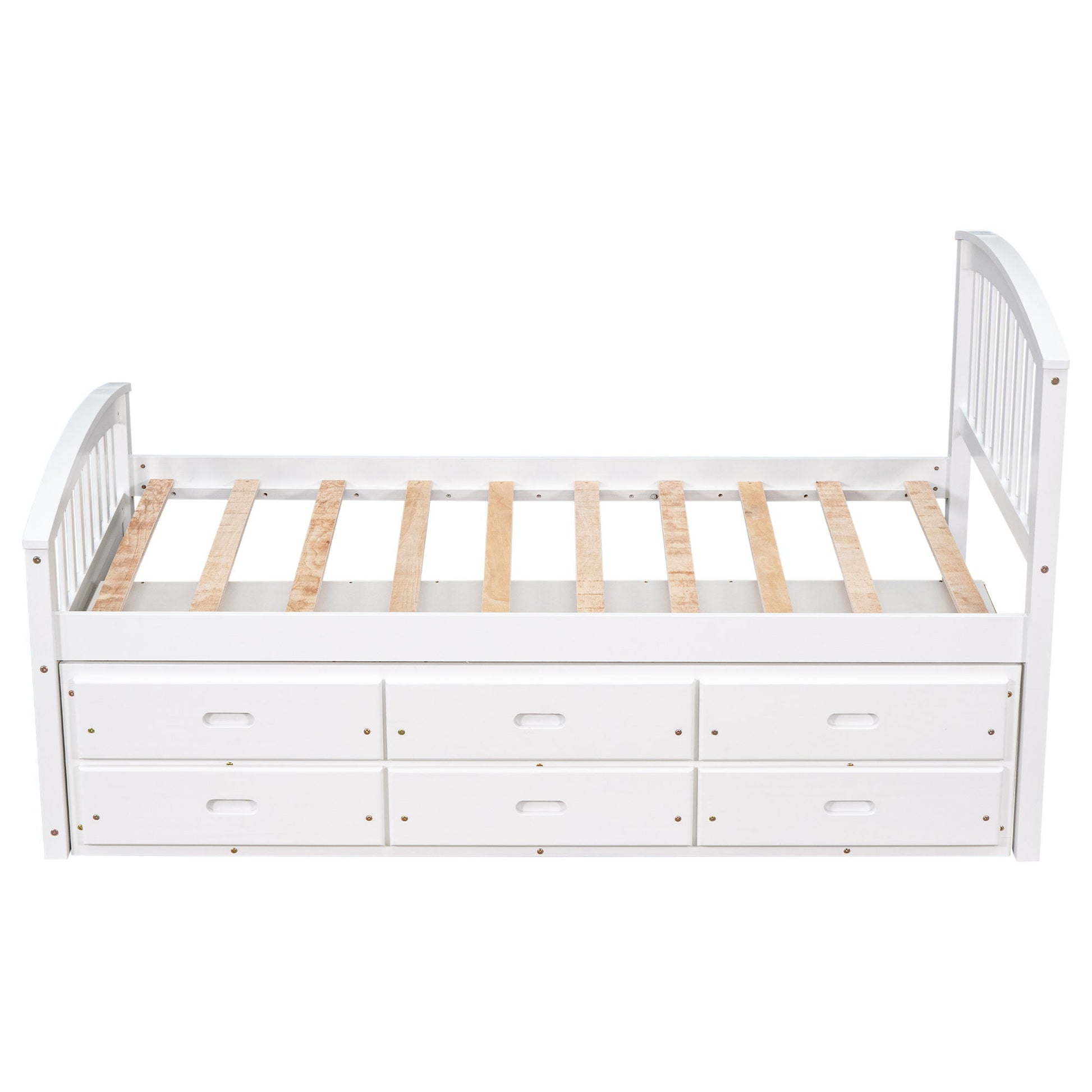 Platform Storage Bed Solid Wood Bed With 6 Drawers - The Sleep Loft - Online Mattress Showroom NYC