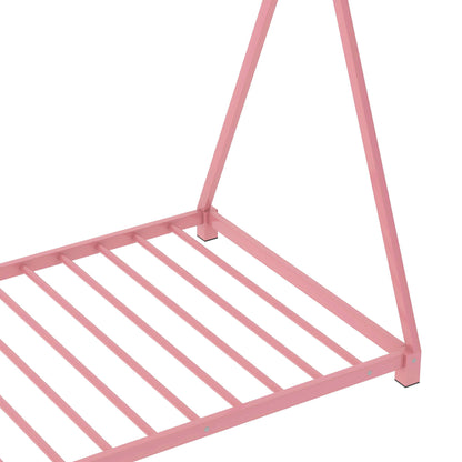 Metal House Platform Bed With Triangle Structure, Low Profile Design - The Sleep Loft - Online Mattress Showroom NYC